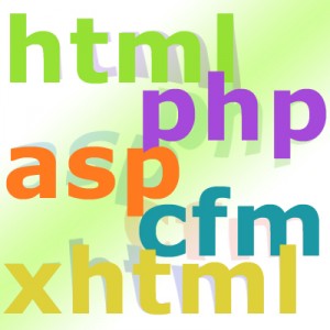 html php asp cfm xhtml code graphic