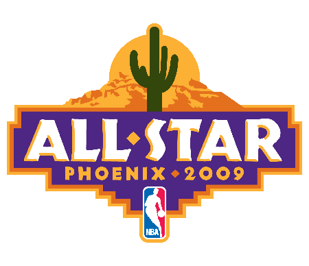 All Star Phoenix 2009 NBA logo by Todd Radom Design