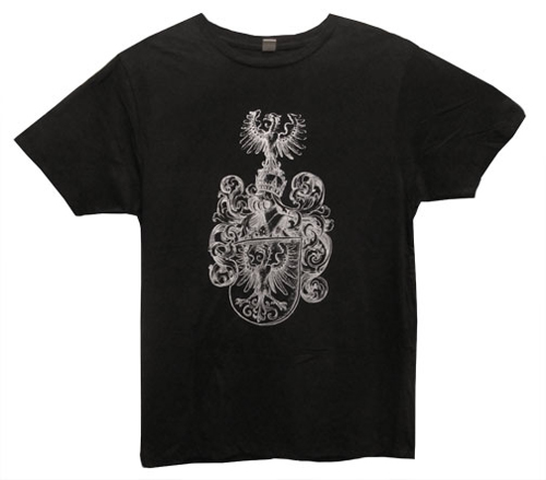 Ascensionary - Black Heraldic t-shirt design