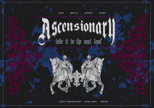 Ascensionary website design
