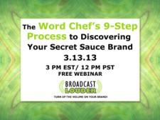Word Chef's 9-Step Process to Discovering Your Secret Sauce Brand
