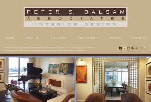 Peter Balsam & Associates - original website design by Susan Newman