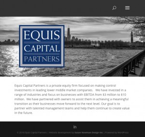 Equis Capital Partners of Hoboken, new website mobile friendly