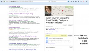 Google features Susan Newman Design Inc