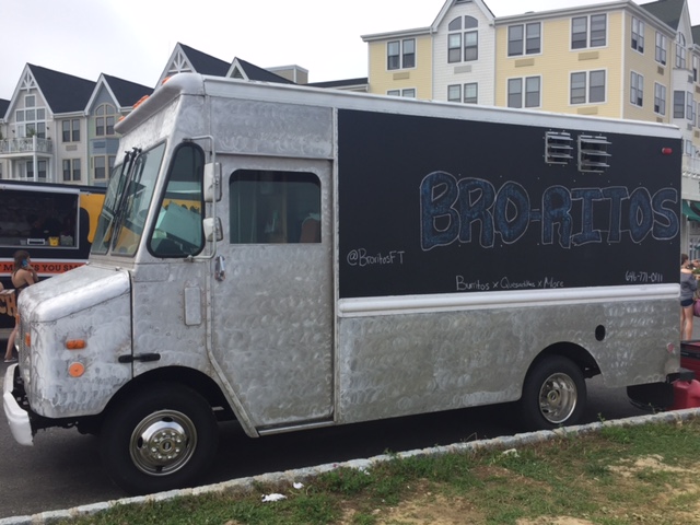 Bro-Ritos before food truck branding.