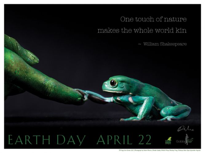 Earth Day - One Touch Poster - Photo by Robin Moore