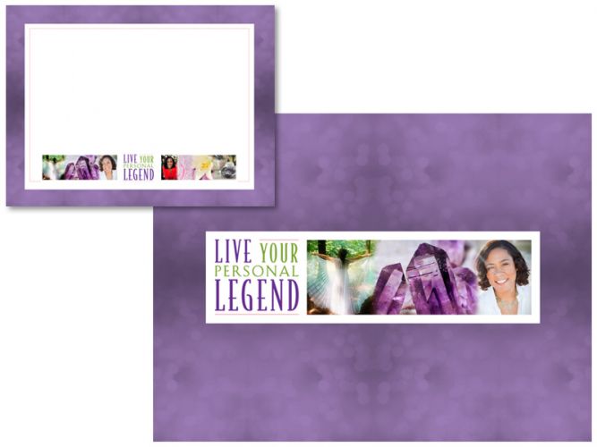 PowerPoint design for Live Your Personal Legend with Geanine Thompson