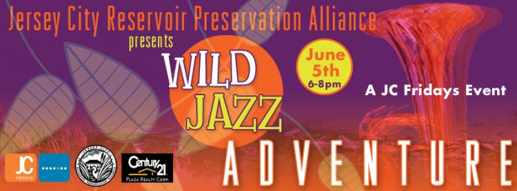Wild Jazz Adventure at the Jersey City Reservoir - Poster and Facebook Cover by Susan Newman