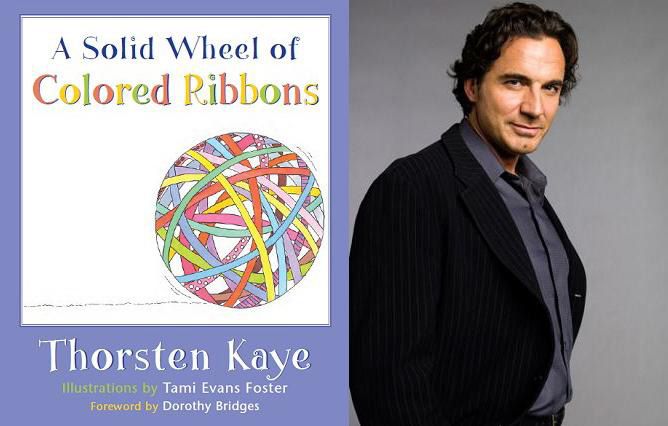 Thorsten Kaye's A Solid Wheel of Colored Ribbons - children's book cover and interior design