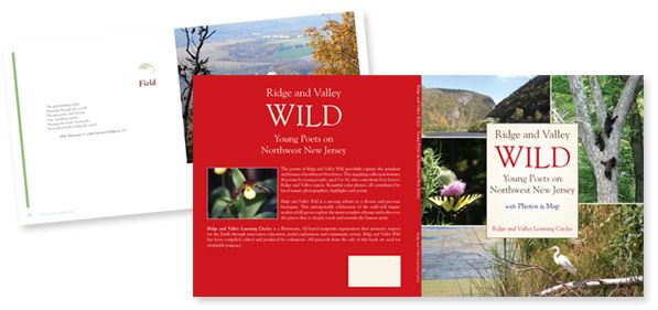 WILD - Young Poets on Northwest New Jersey - Art direction, book cover and interior design