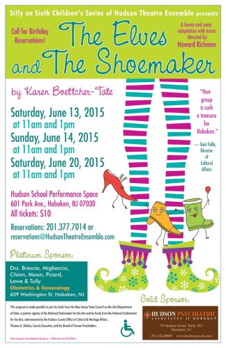 Elves and the Shoemaker, June 2015 Hudson Theatre Ensemble, designed by Susan Newman