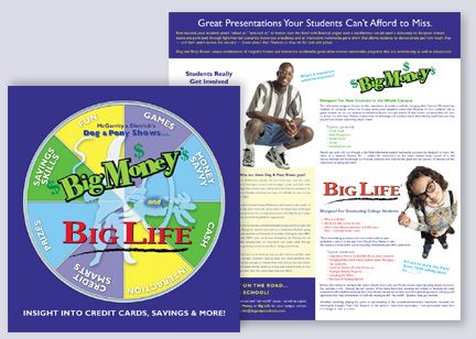 Big Money - Big Life Brochure/Poster by Dog and Pony Shows