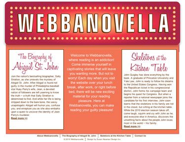 Webbanovella - website design