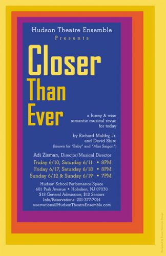 Closer Than Ever poster design