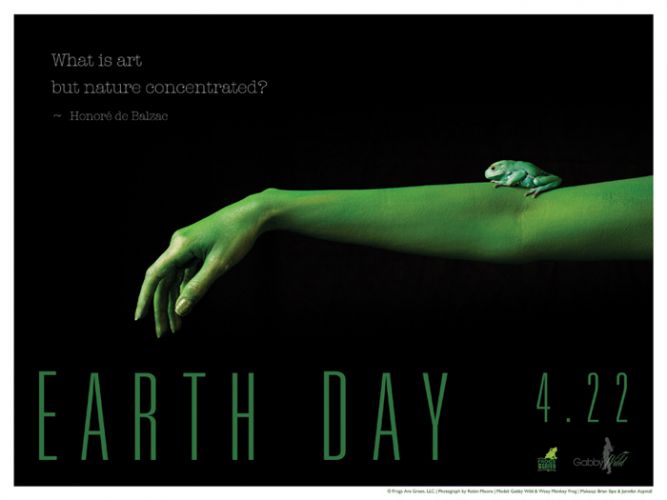 Earth Day Poster - Photo by Robin Moore