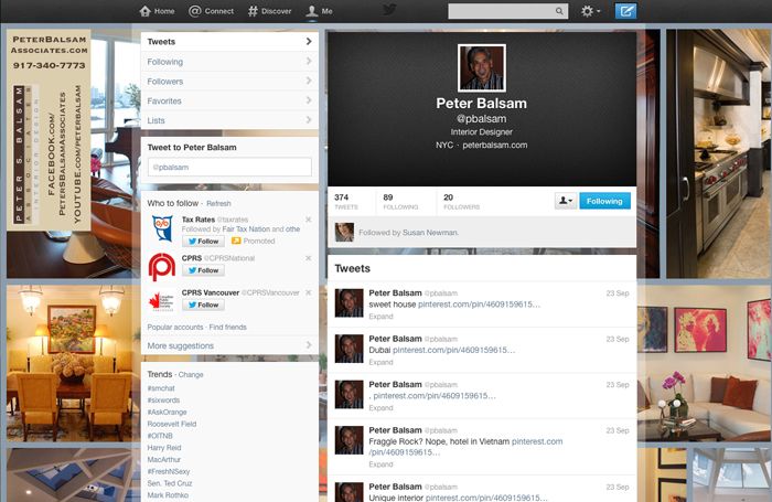 Peter Balsam Associates on Twitter