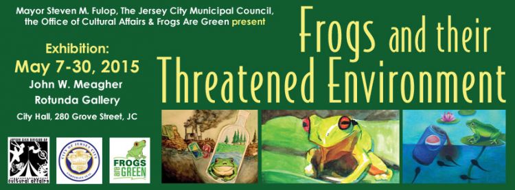Frogs and Their Threatened Environment at Jersey City City Hall Rotunda May 2015