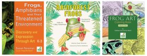 Frog Books, coloring books and amphibian teaching resources from Susan Newman and Frogs Are Green