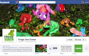 Frogs Are Green Facebook Timeline Design Cover and Profile Image