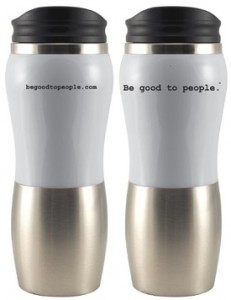 BGTP Be Good To People White Tumbler product
