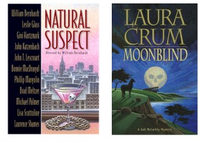 Natural Suspect and Moonblind cover designs