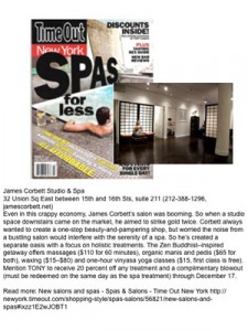 James Corbett Salon in Time Out NY