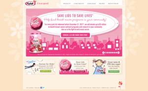 Yoplait - save Lids to save Lives Campaign