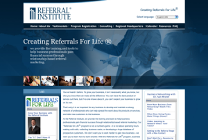 Referral Institute Website and logo design