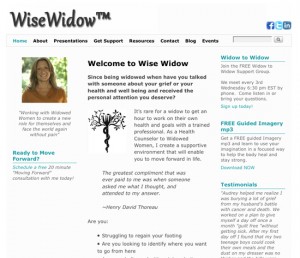 WiseWidow.com - Health Counselor for Widowed Women