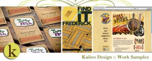 Kalico Design- work samples of print marketing, packaging