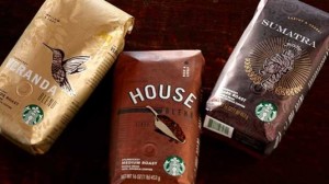 Starbucks packaging 2013 metallic coffee bags