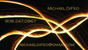 Michael DiFeo's Tanglefire from Pyrology on his business card
