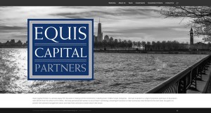 Equis Capital Partners - new website design 2016